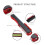 Rechargeable COB LED Flashlight Magnetic Rotating Clip Red Pen Work Light 4