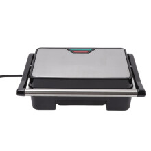 Panini Press Grill with Double Sided Heating, Nonstick Electric Sandwich Maker for Indoor BBQ