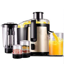 Multifunctional Juicer and Electric Meat Grinder, LargeCaliber Stainless Steel, DualSpeed Control