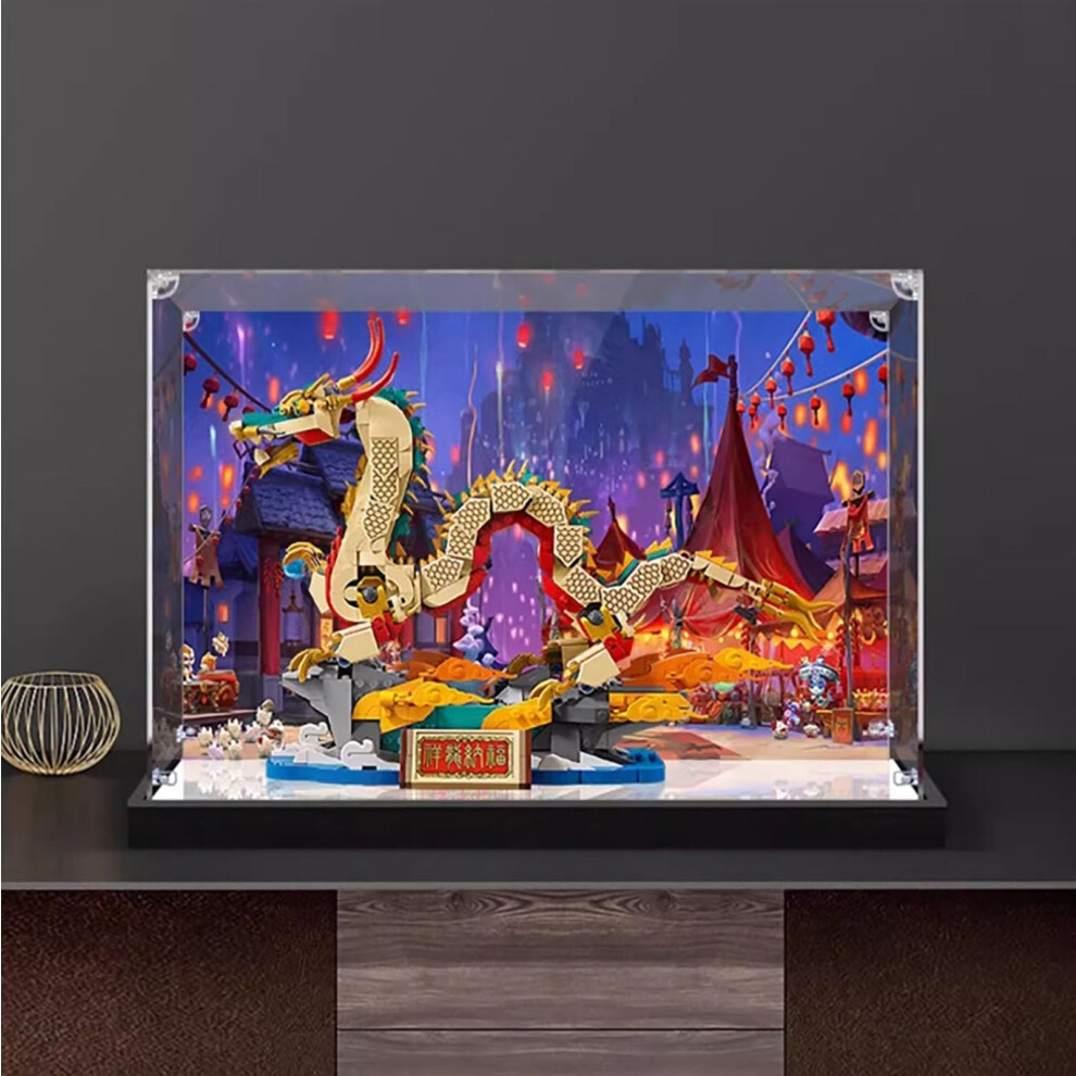 Acrylic Display Case For 80112, Dustproof Clear Showcase, Tool Assembly Painted Box 9113335115583