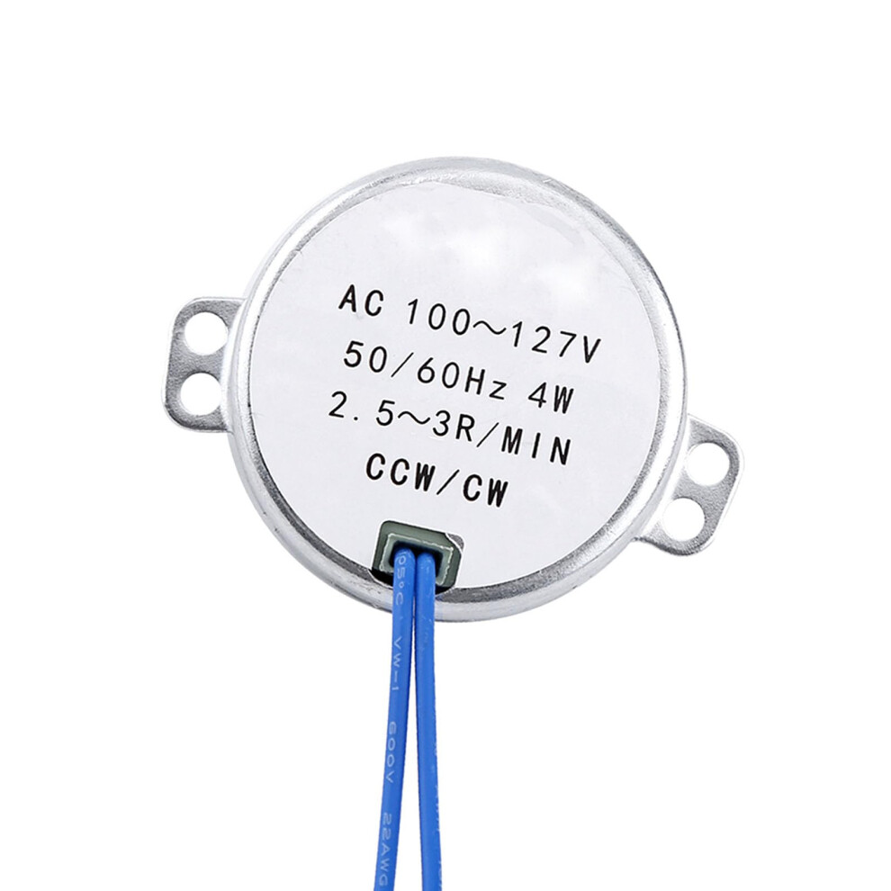 Permanent Magnet Synchronous Motor With Reduction Gear, Low Noise Ac 100127V 4W, Torque 2.53Rpm For Fan Heater Lighting 9070919126703