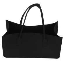 Felt Firewood Carrier Bag with Large Capacity and Ergonomic Grip Handles for Fireplace or Camping