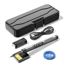 USB Soldering Iron with Adjustable Temperature, Cordless USBC Rechargeable 1000mAh Welding Tool
