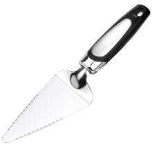 Stainless Steel Pie Server with Dual Serrated Edges, Cake Cutter for Left or Right Handed Use