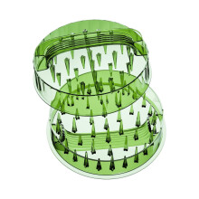 Yakbaofuo Chicken Shredder 2024 Upgrade with Transparent Lid, Ergonomic Handle, for Pork, Beef, Chicken, Compatible with Meat Grinder