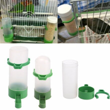 Feiona 4pcs/set Plastic Bird Pet Drinker Feeder Waterer Clip for Aviary Budgie Cockatiel Lovebird Automatic Drinking Fountains LM76