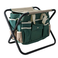 Begine Clearance Folding Stool Garden Stool Cloth Bag Set Outdoor Cloth Folding Chair Multi Function Garden,A Folding Chair