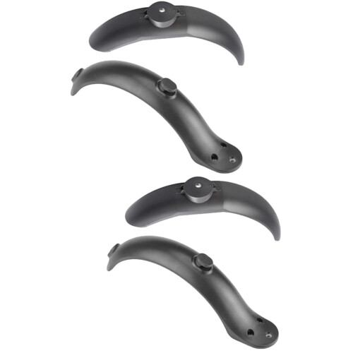 2 Sets Electric Scooter Front Rack Front and Rear Mudguard Scooter Protection Abs