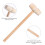 40pcs Creative Crab Mallets Mini Hammers Portable Crab Hammers (Log color) 4