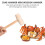 40pcs Creative Crab Mallets Mini Hammers Portable Crab Hammers (Log color) 5