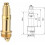 Brass Click Clack Basin Waste with Leak Spring Core Fits Standard Basins Durable Build 4