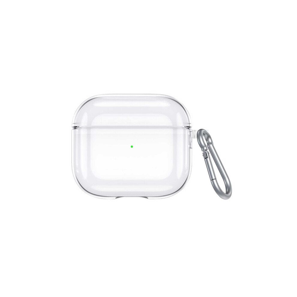 Transparent Compatible With Airpods 3 Case Protective Case With Carabiner Transparent 9389440370500