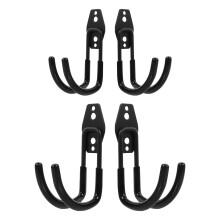 Garage Hook 4 Pcs Organization Ladder Hooks Garden Tool Organizer Storage Iron Pvc