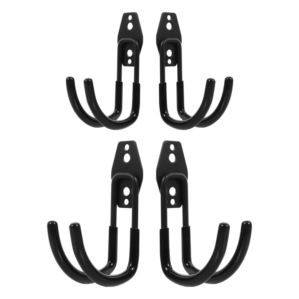 Garage Hook 4 Pcs Organization Ladder Hooks Garden Tool Organizer Storage Iron Pvc 9389440371101