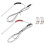2-pack Replacement Meat Probe for Weber Grill and Smoker, Temperature Probe with Probe Clip Accessories 1