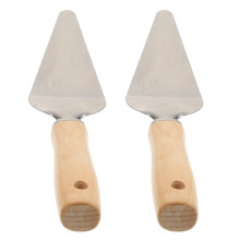 Cheese Shovel Cake Stainless Steel Accessories Baking Tools Wedding Pizza 2 Pcs