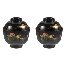 Asian Soup Bowl Melamine Ramen Appetizer Bowls Japanese Container Dessert Plates Rice 2 Pieces