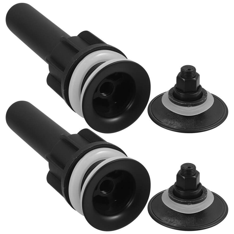 Basin Drain 2 Pcs Bathroom Drainer Tub Stoppers Plug Ceramics Water Sink Filter Plastic 9389440372375