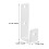 6 Pcs Rubber Coated Hook Ladder Accessories for Frame Screw White Iron 5