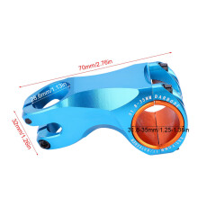 mountainfahrradlenkerstange 17 Grad Aluminiumlegierung 31,8 mm Blau Ersatzteil für Mountainbike