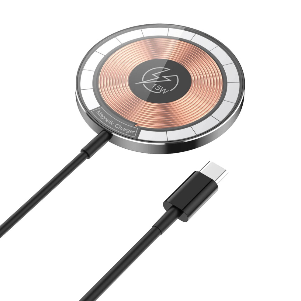 Quinlirra 50% Off Magnetic Suction Wireless Charger Suitable For Mobile Phone Wireless Charger Quick Charging Magnetic Suction Wireless Charger 9389440374973