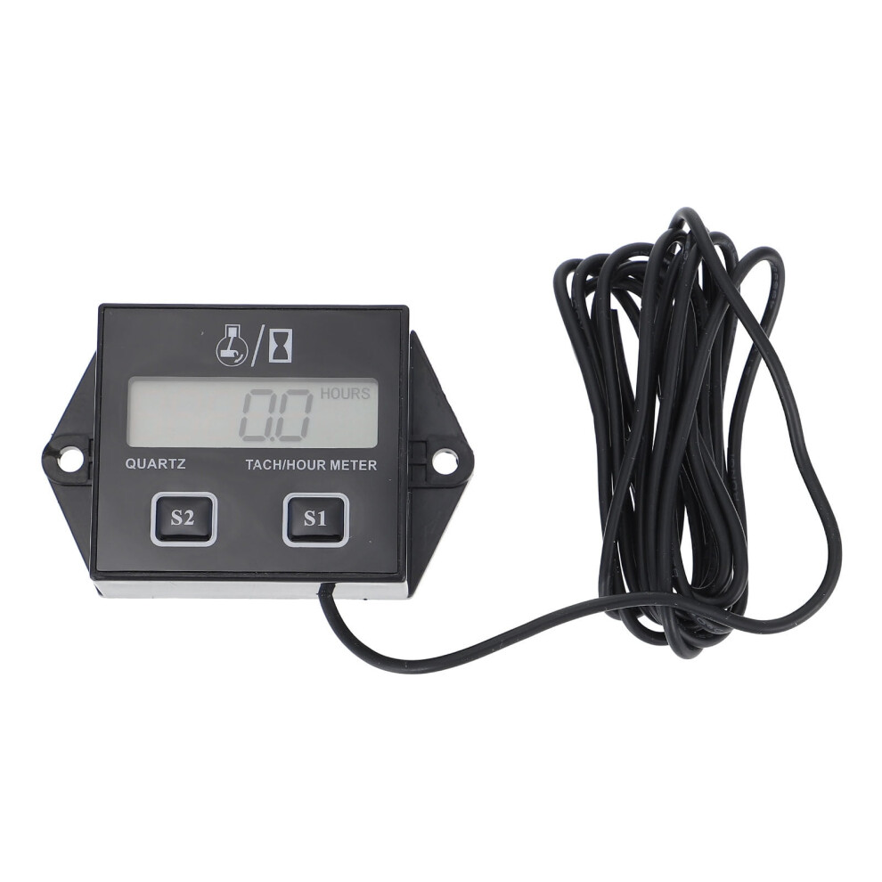 1Pc Small Engine Tachometer Meter Inductive Tachometer For Gasoline Engine 9389440465213