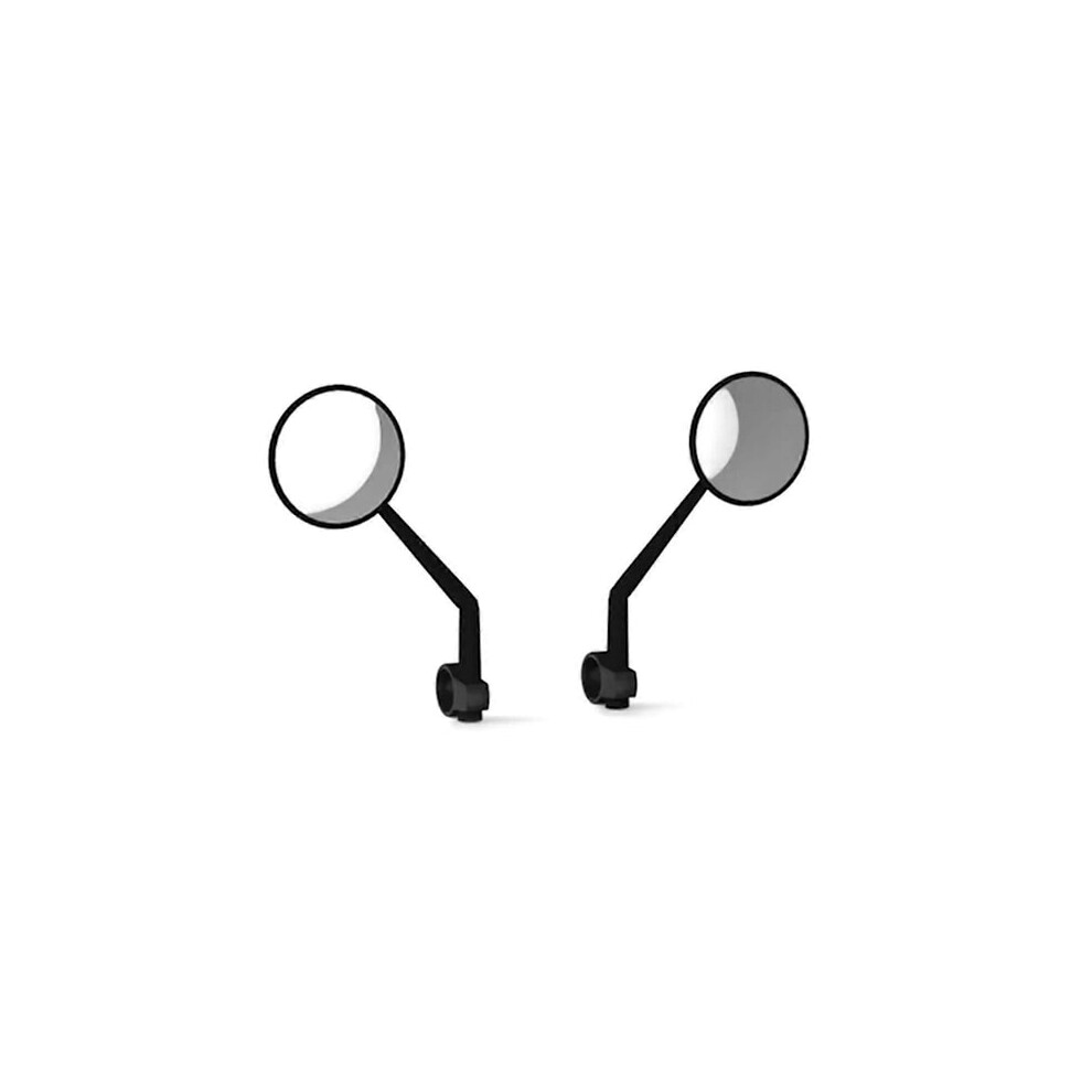 Universal Rearview Mirror For Scooter, Scooter Handlebar Side Mirror 360 Degree Rotation Safety Mirror 1 Pair Light 9389440465206