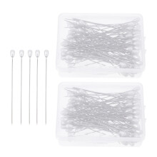 2 Boxes The Pearl Cross Stitiching Pin Bouquet Positioning Needle
