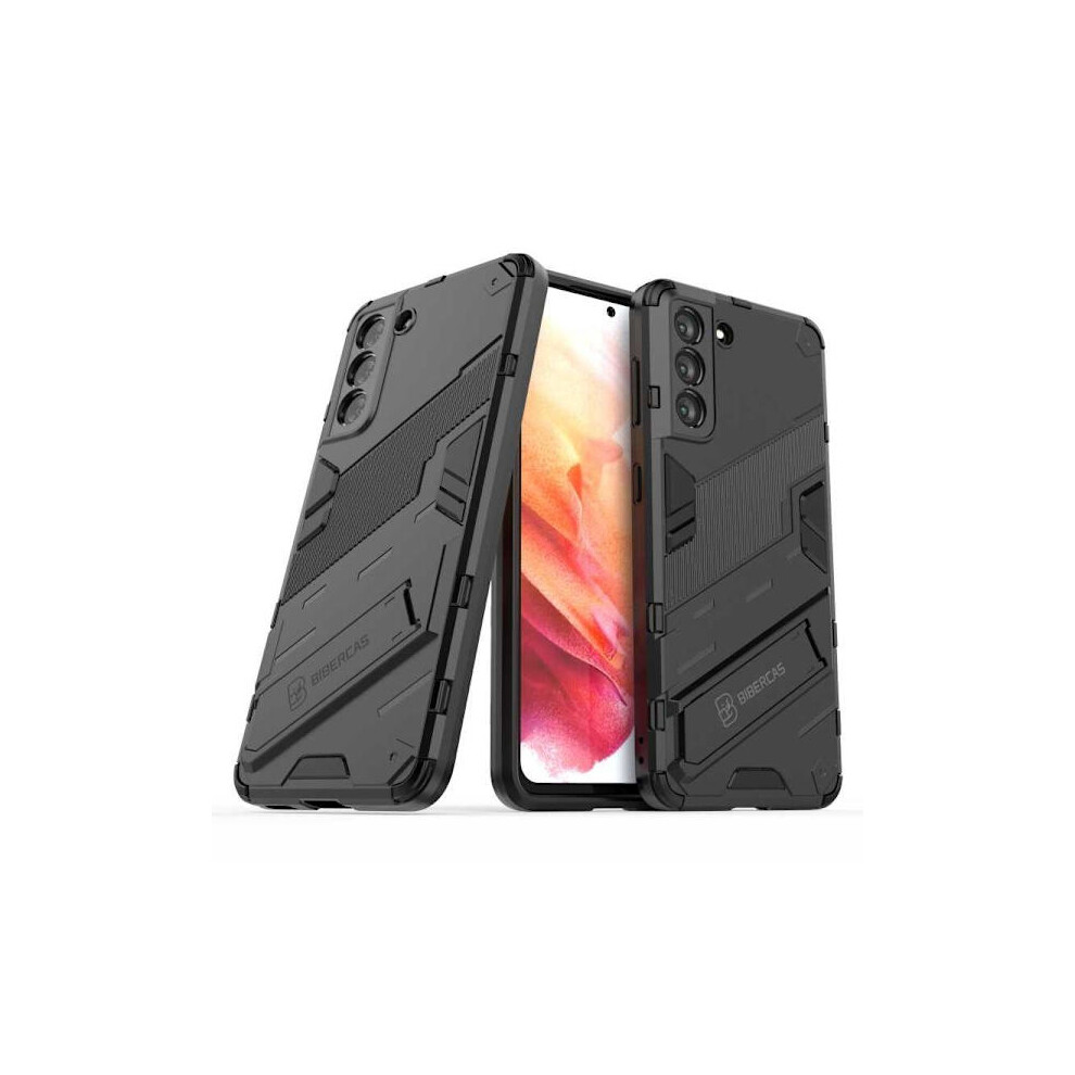 Compatible With Samsung S21 Shockproof Cover With Kickstand Thinarmor V2 Black 9389440466661