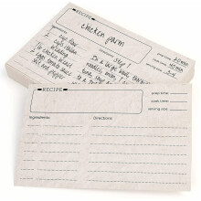 60 Packs Recipe Cards 4x6 Inch Double Sided Blank Recipe Cardstock Index Cards