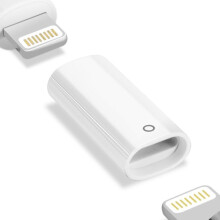 Compatible with Apple Pencil Lightning Charging Adapter White
