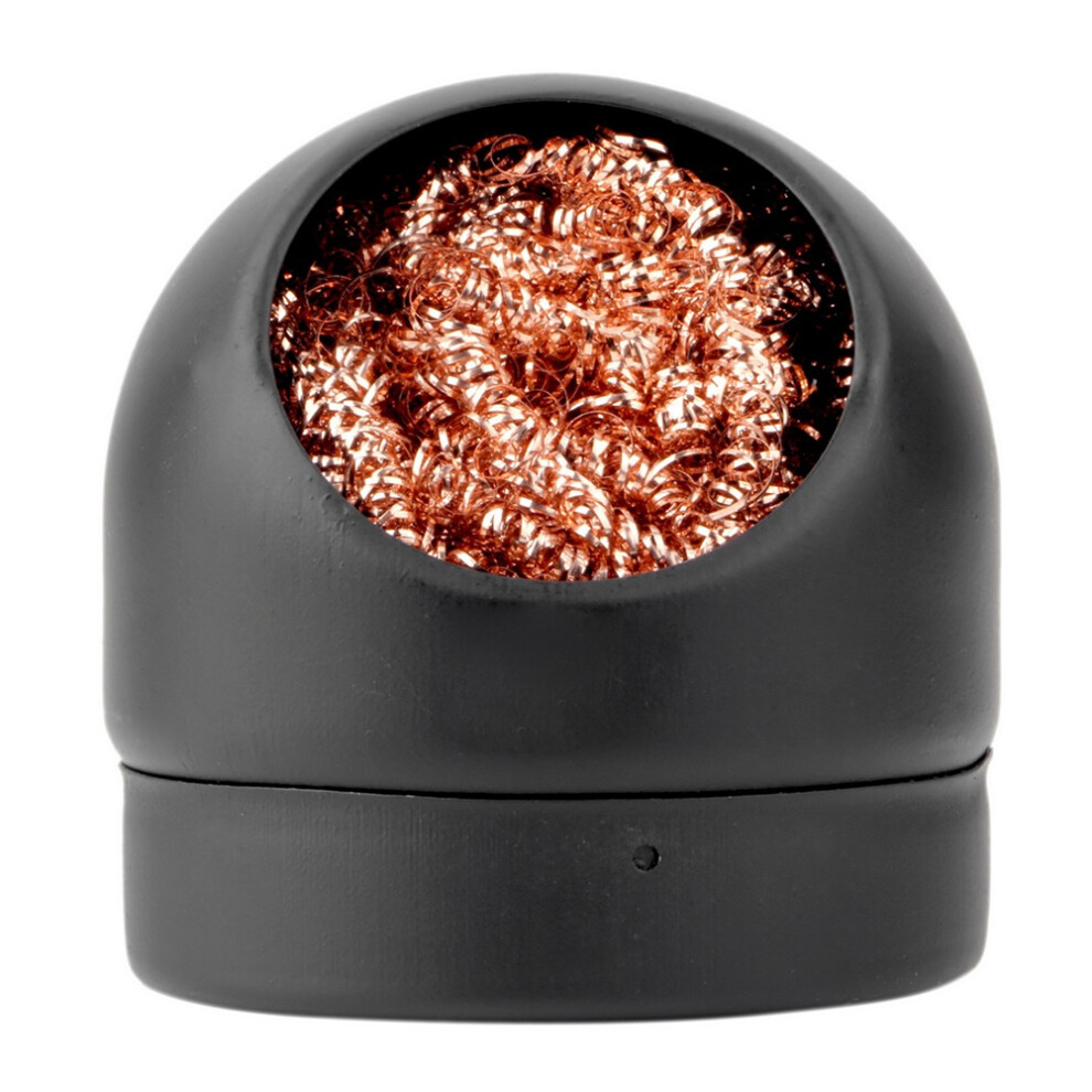 Hariumiu Welding Soldering Solder Iron Tip Cleaner Ball Holder With Steel Wire Sponge- 9389440467323