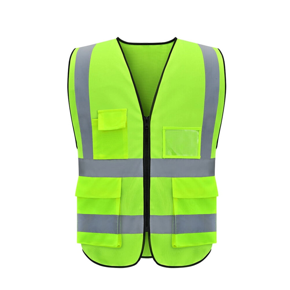 Mizh Reflective Safety Vest Practical High Visibility Lightweight Vest For Work Security Emergency Volunteer Traffic (Xl Size) 9389440467637