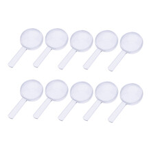 Mini Plastic Hand Lens for Kids Adventure (5X, 10 Pcs)