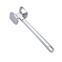 Tahtuvzn Clearance! Two Sides Aluminum Meat Hammer Mallet Beef Chicken Steak Beefs Porks, Hang Hole for Easy Storage, Hand Wash,9.05x2.51 Inch