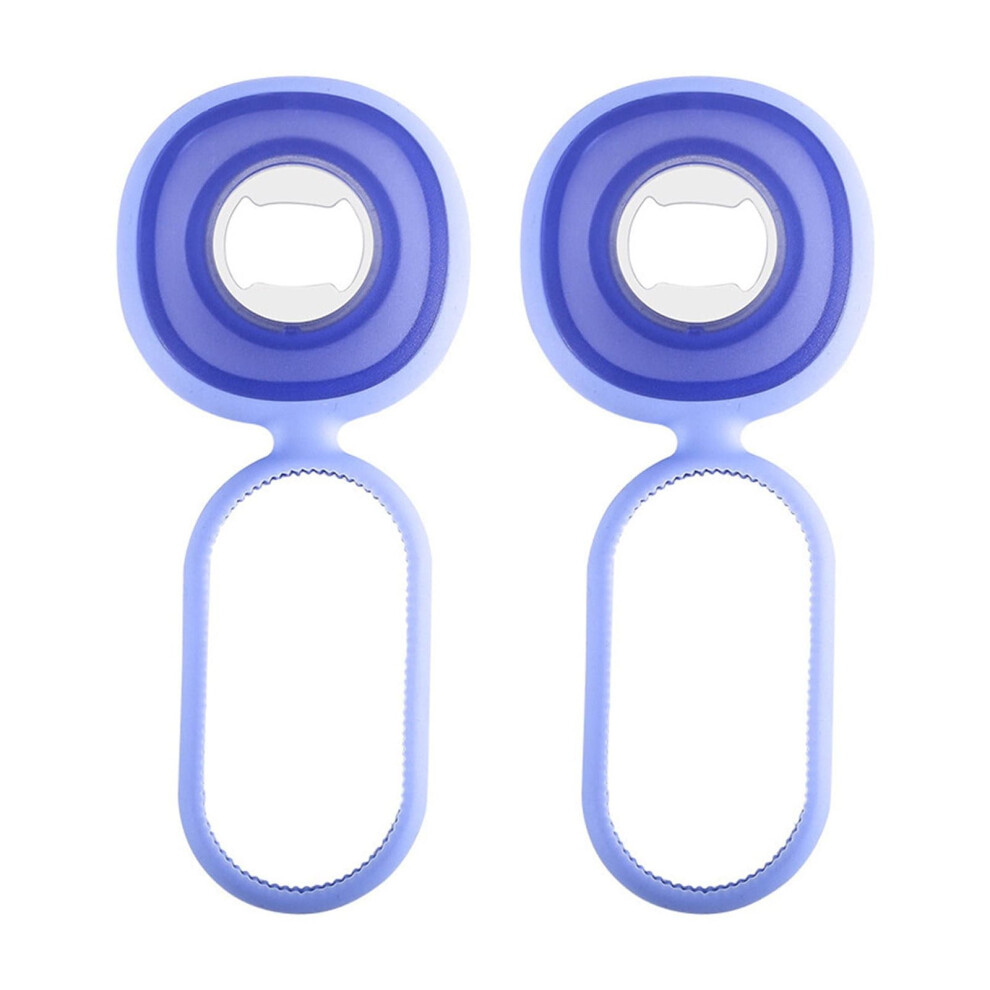 Capino 2 Pcs 3-in-1 Multifunctional Bottle Opener, Compatible with Screw Caps, for Weak Hands, Seniors, Arthritis