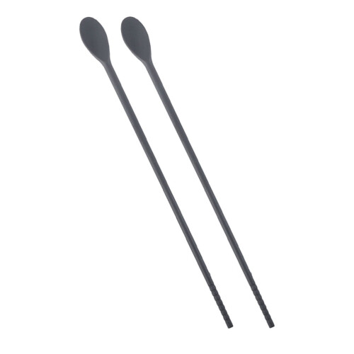 Silicone Hot Pot Chopsticks & Coffee Stirrer Pair 1