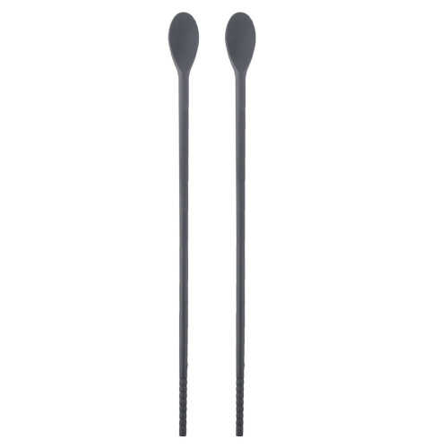 Silicone Hot Pot Chopsticks & Coffee Stirrer Pair