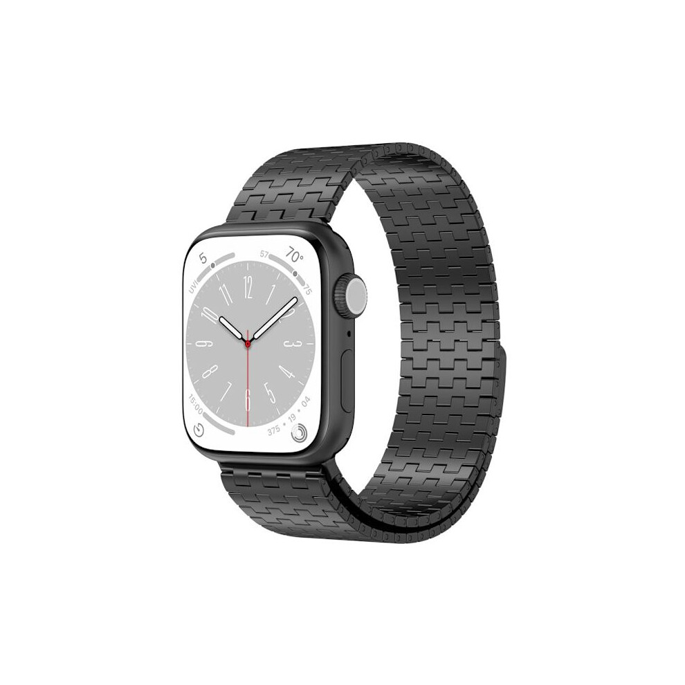 Magnetic Metal Bracelet Compatible With Apple Watchwith Apple Watch 38/40/41 Mm Black 9389440511897