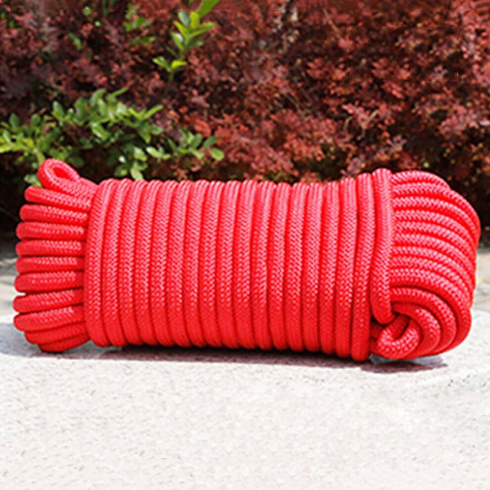 10M 2-6Mm For Braided Nylon Rope Polypropylene Rope Boat Yacht Sailing Line Pulley Rope Survival Parachute Cord Clothesline Tool 9389440512443