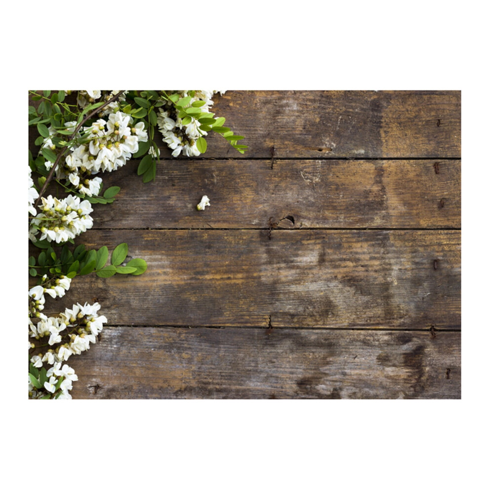 Yakbaofuo Shooting Props 3D Background Cloth Imitation Wood Photography Shooting Background Cloth Grain 9389440547087