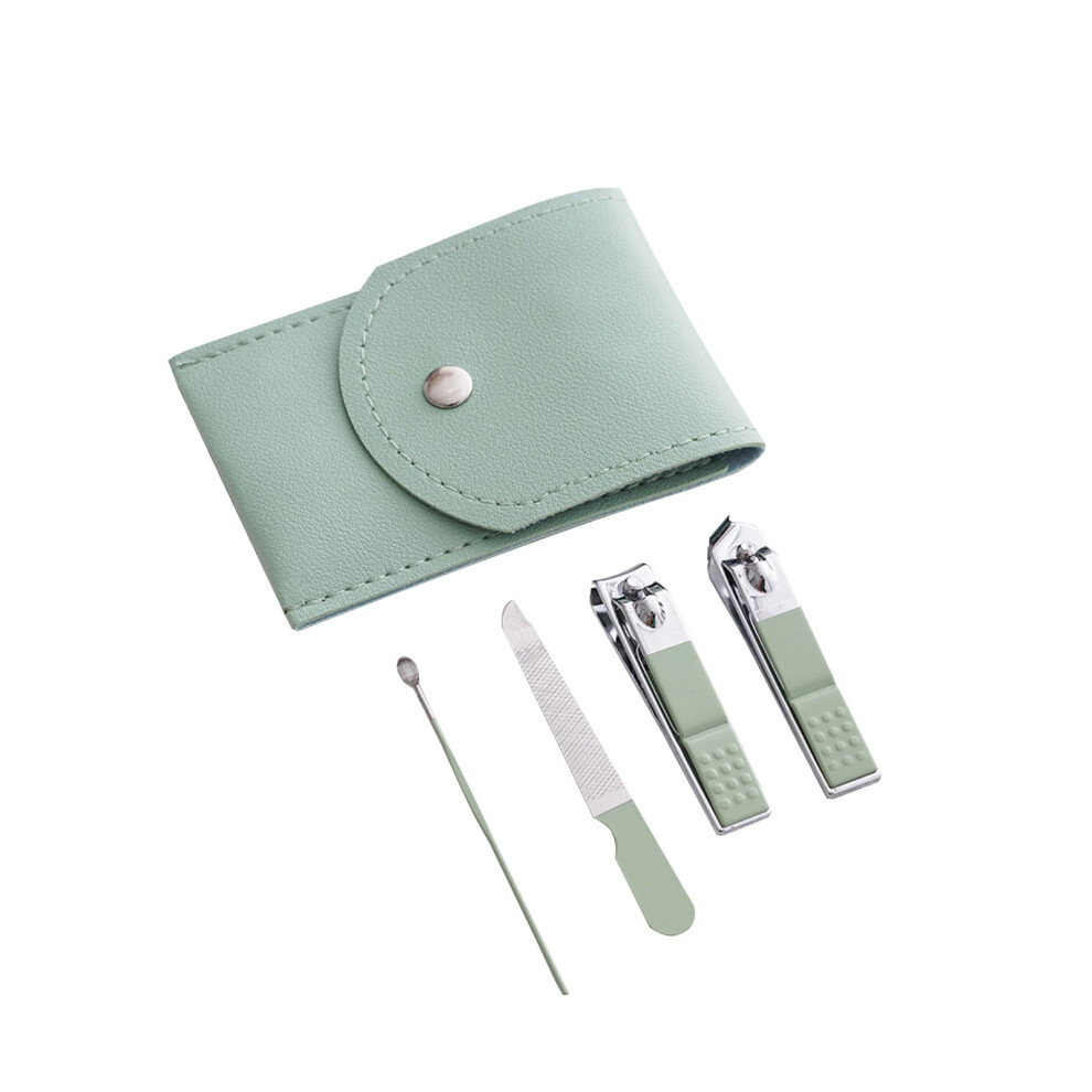 Nail Clippers Set, compatible with Ultra Sharp Sturdy Fingernail & Toenail Clipper Cutters with Case, Scissors, Flat & Angled, Ear Spoon