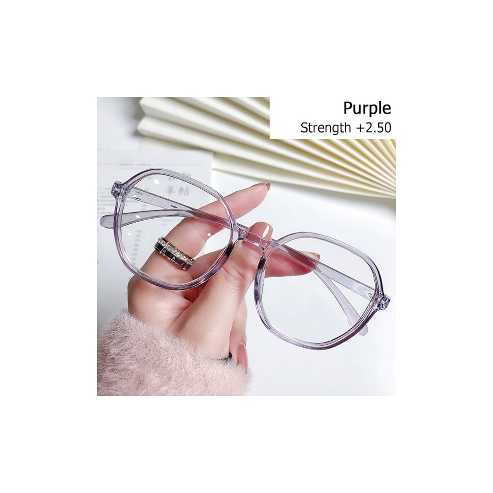 Purple Reading Glasses Presbyopic Eyewear Lilja Strength +2.50 Lila Strength +2.50-Strength +2.50