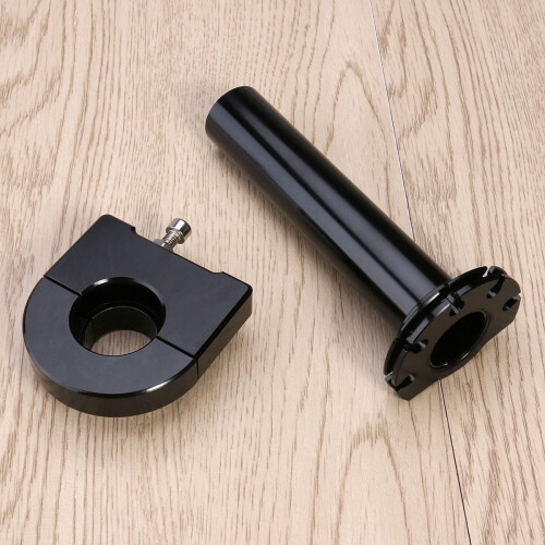 Universal 7/8" Throttle Handle Motorcycle Accelerator Throttle Handle Aluminum Bar Level Control Grip for (Black 2
