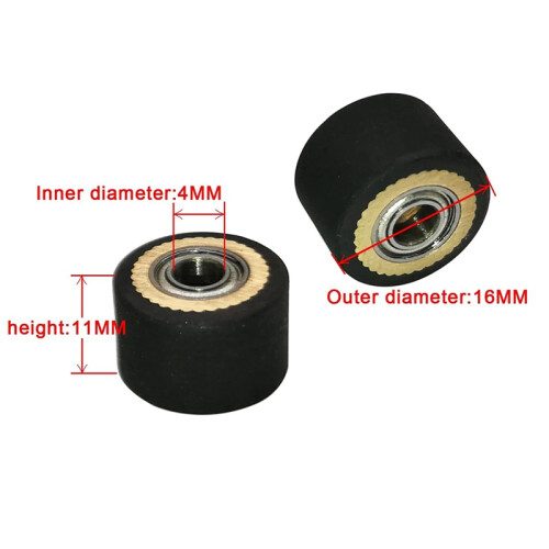 5pcs HQ Pinch Roller 4x11x16mm Plotter Cutter Roller for GCC Rabit Pcut Mimaki Graphtec Iolion Cutter Plotter 2