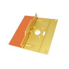Woodworking Router Table Mounting Plate, Aluminum Router Insert Plates for Milling Tools, Woodworking Benches 2 Piece Set