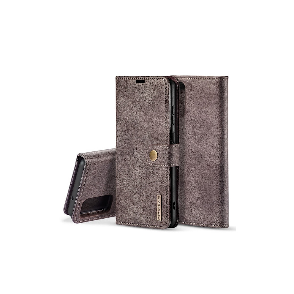 Compatible With Samsung Galaxy S20 - Dg.ming Magnet/Wallet Case - Grey 9389440636798