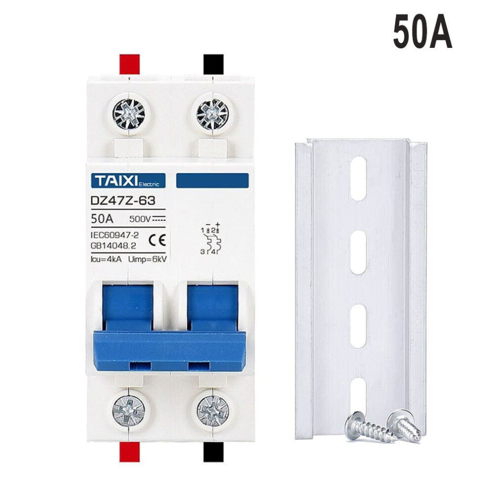 Dc Miniature Circuit Breaker 2 Pole 500V 32 Amp Isolator Dc Disconnect Switch 9389440637504