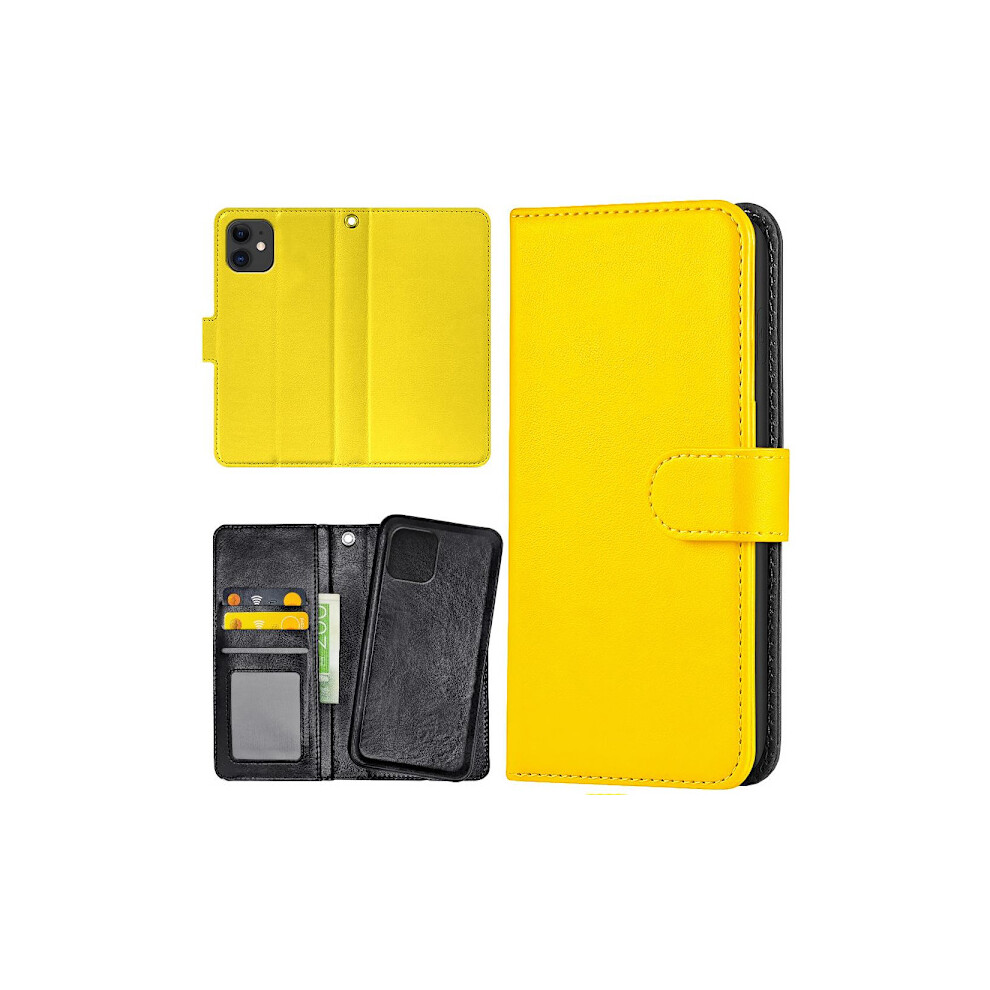 Compatible With Iphone 12 Mini - Wallet Case/Case Yellow 9389440636972