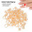 100pcs Silicone Tattoo Ring Cups for Microblading & Permanent Makeup M, S, L 8